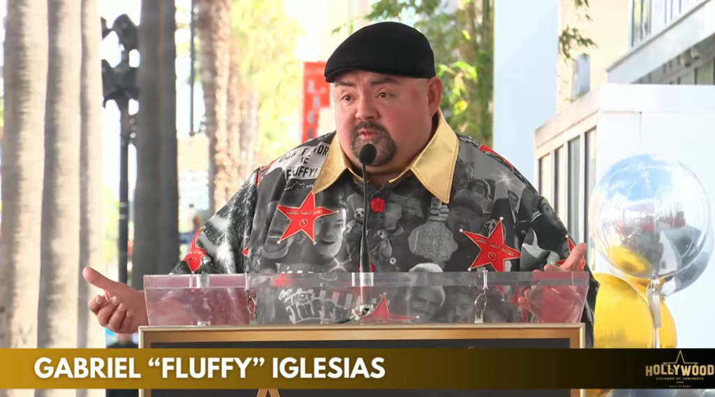 Ο Gabriel “Fluffy” Iglesias στο Hollywood Walk of Fame