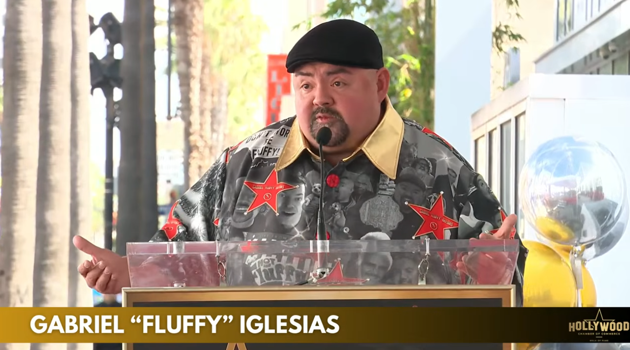 Ο Gabriel “Fluffy” Iglesias στο Hollywood Walk of Fame
