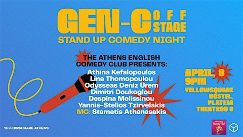 Athens English Comedy Club - April Fool’s Comedy Night! by the Athens English Comedy Club - Athens